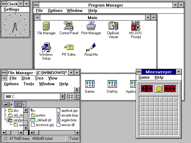 Windows 3.1 (1992)