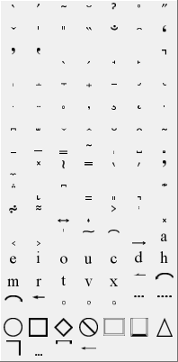 other combinnig marks