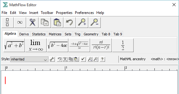 adding buttons for cut, copy, paste, etc.
