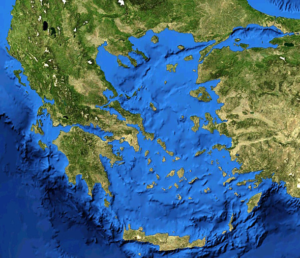 greece satellite nasa
