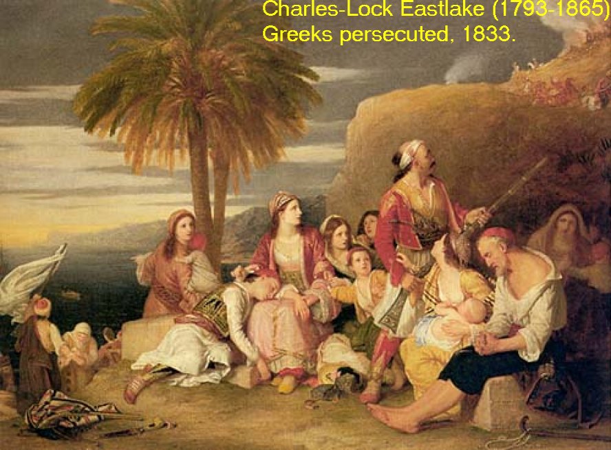 Charles-Lock Eastlake (1793-1865): Greeks persecuted, 1833