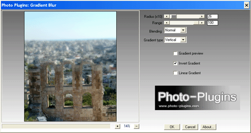 a free photoshop plugin for gradient blur effect
