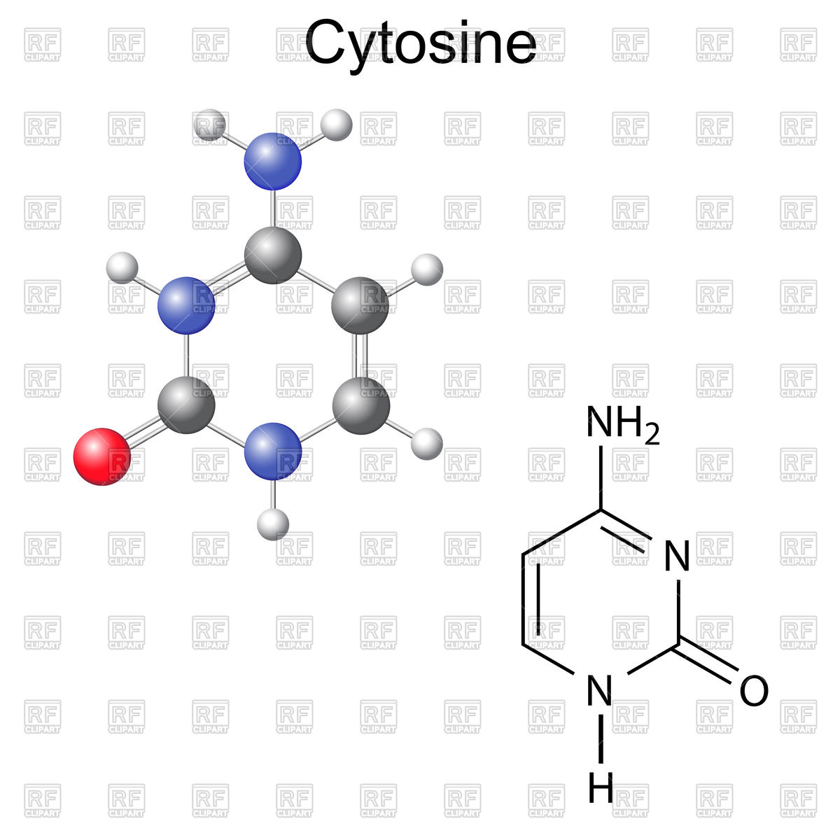 chemical-structural-formula-of-cytosine