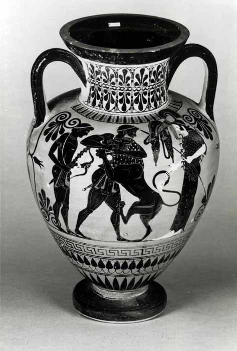 Ζωγράφος του Αντιμένη, Ηρακλής και το λιοντάρι της Νεμέας
