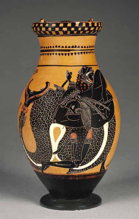 Ζωγράφος του Κιούζι, Ο Ηρακλής παλεύει με τον Τρίτωνα
