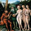 Κρίση του Πάρη, Lucas Granach the elder, 1530