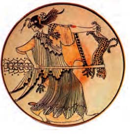 Mαινάδα, αγγείο, 490 π.X.
