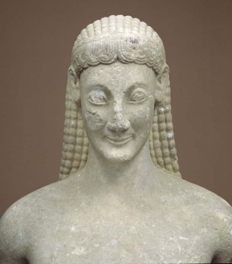 Αρχαϊκή πλαστική 570-530 Κούρος από τη Θήβα