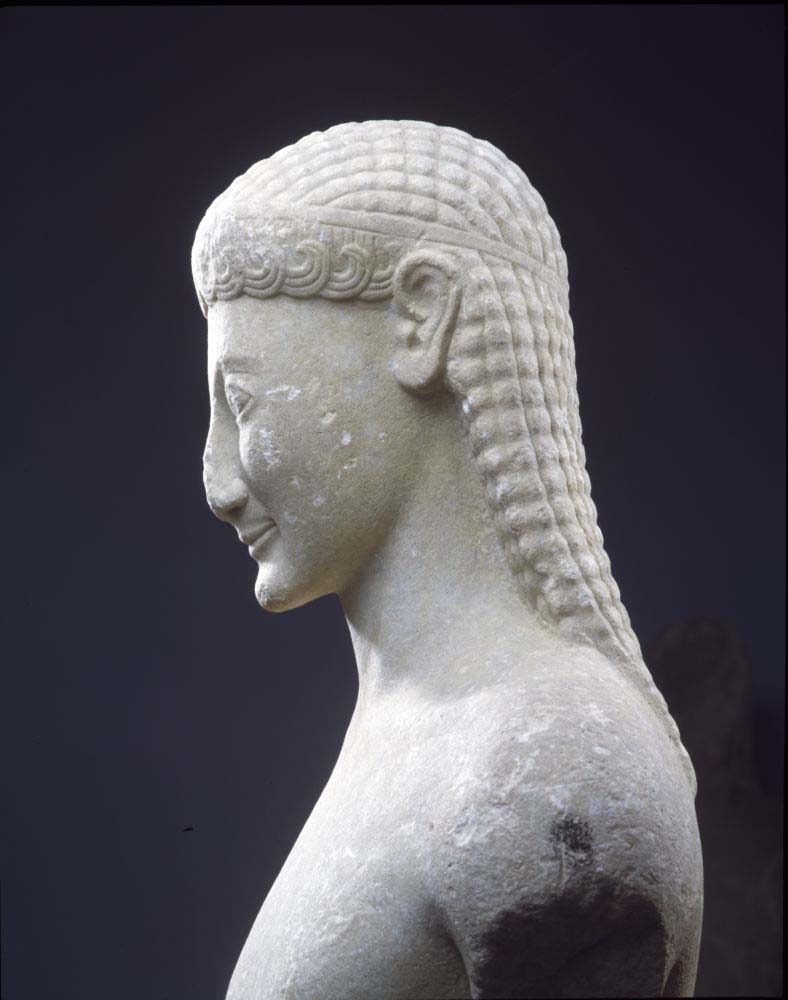 Αρχαϊκή πλαστική 570-530 Κούρος από τη Θήβα