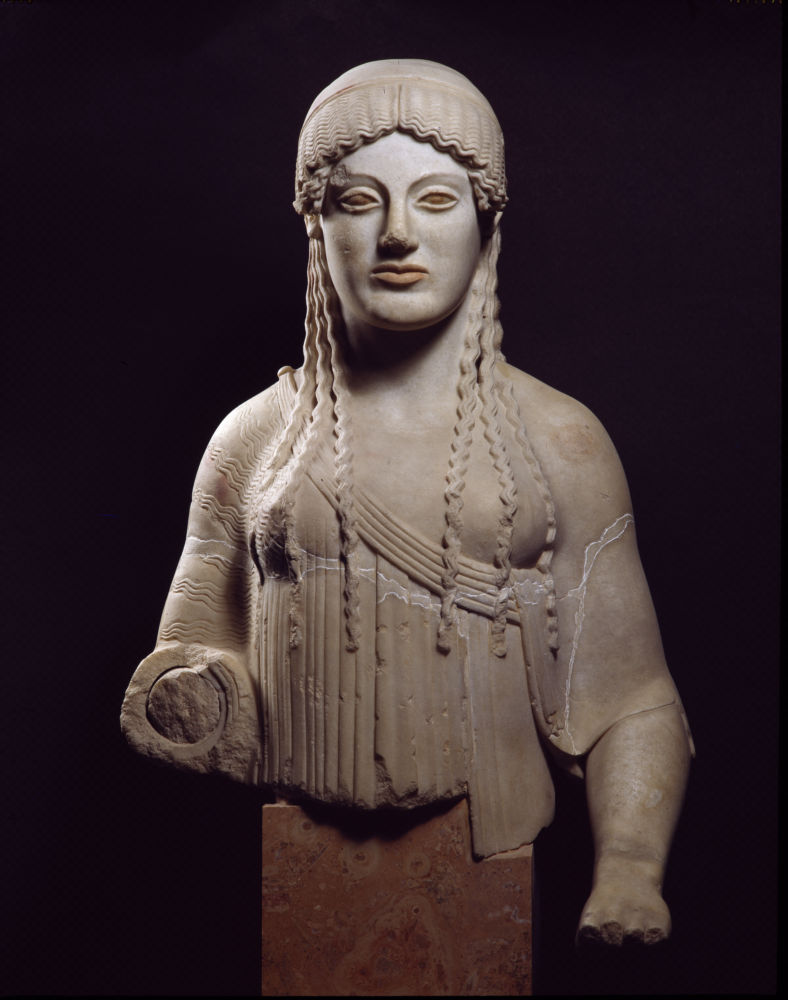 Eythidikoy kore, Αρχαϊκή πλαστική 530-480 Ευθυδίκου κόρη