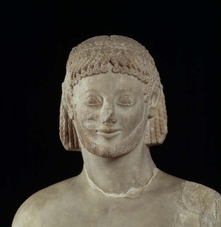 Αρχαϊκή πλαστική 570-530 Ο ιππέας, το κεφάλι «Rammpin» 2