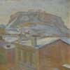 Μαλέας Κωνσταντίνος, Ο λόφος της Ακρόπολης με χιόνια, 1924 - 1928