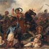 Σφαγή των Ελλήνων στο Μεσολόγγι, Άγνωστος, Εθνική Πινακοθήκη,Κ.1104