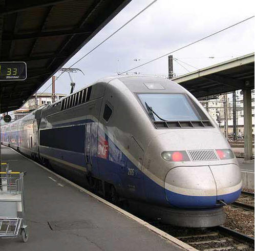 5. Ο γαλλικός σιδηρόδρομος υψηλής ταχύτητας (TGV)