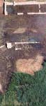 Εικόνα 9: Το Ιερό της Ίσιδας στο Δίον, Αεροφωτογραφία του ιερού της Ίσιδας, λίγο πριν αρχίσει η ανασκαφή του 1989