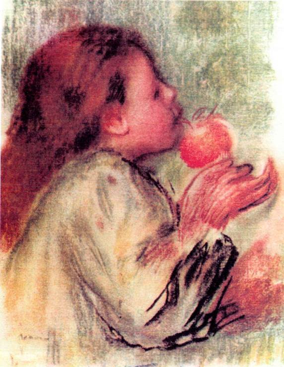 Ωγκύστ Ρενουάρ, Παιδί που τρώει φρούτο