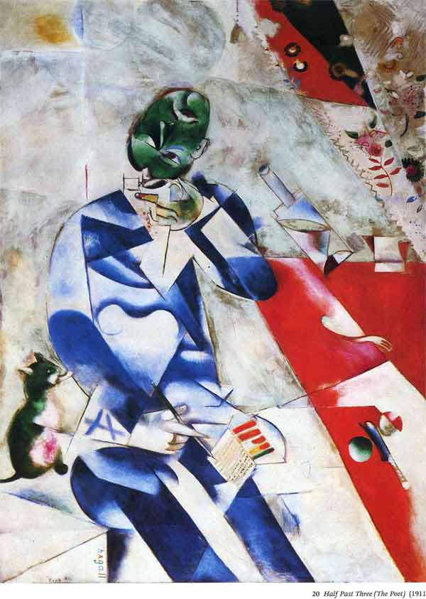 Marc Chagall (1889-1985), Ο ποιητής (1911) Μουσείο Τεχνών, Φιλαδέλφεια