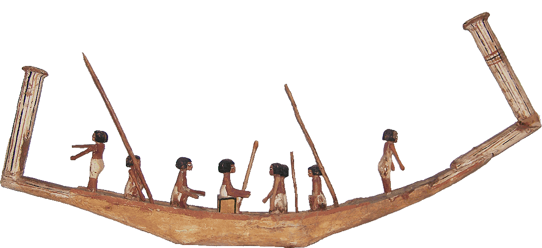 Ξύλινο ταφικό ομοίωμα πλοίου με το πλήρωμά του 2040 -1640 π.Χ.