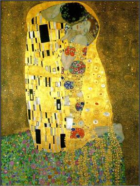 Artistic Wallpaper: Gustav Klimt - The Kiss