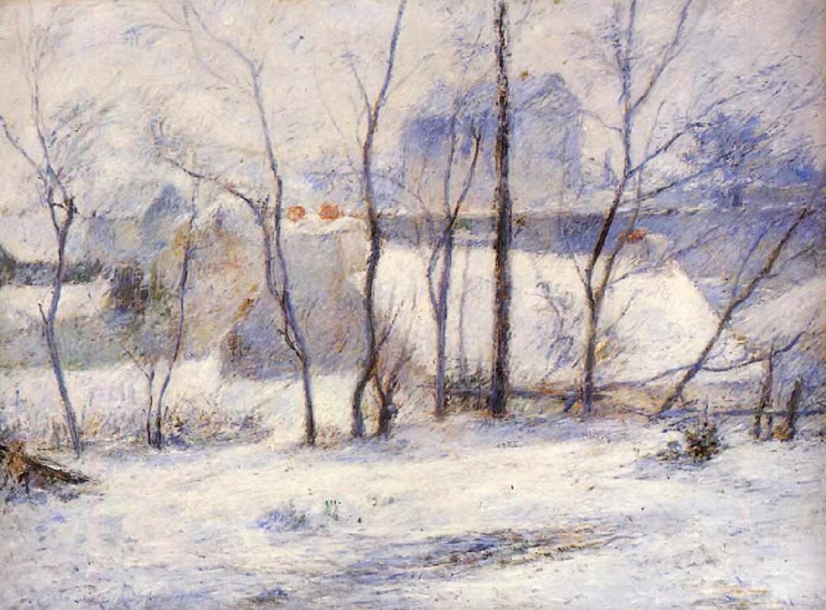 Winter landscape - Gauguin