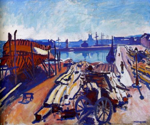 1906 Albert Marquet Le Port de Fécamp