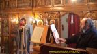 Ο Άγιος Αθανάσιος στο Πετροχώρι. Ο πατήρ Θωμάς Πληθάρας και ο πατήρ Βασίλειος Γυφτογιάννης. 16 - 12 - 2012.