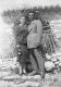 Φωτογραφία s029.  Δήμτρα Σουλιμιώτη (αδελφή του Αλέκου) & Αλέκος Σουλιμιώτης έξω από το πατρικό τους σπίτι. 1953.