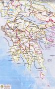 Χάρτης Πελοποννήσου (terra από Χρυσό συν-οδηγό)