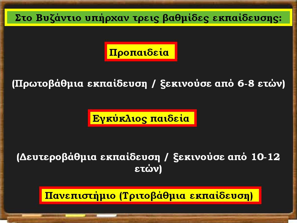 η εκπαίδευση στο βυζάντιο13