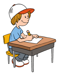 Boy-With-Cap-At-Desk