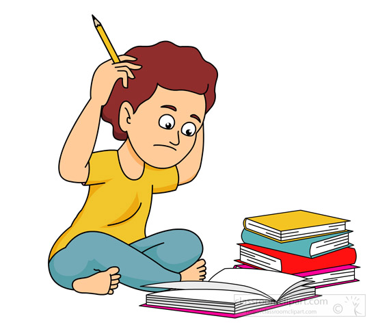 school-student-confused-with-lots-of-homework-classroom-clipart