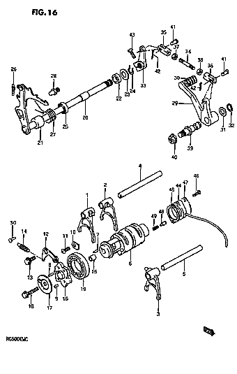 Parts List Fig. 16