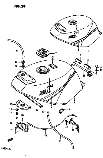 Parts List Fig. 29