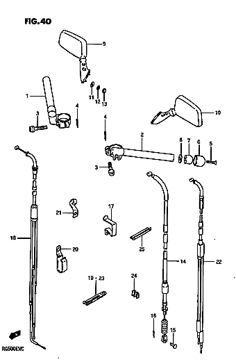 Parts List Fig. 40