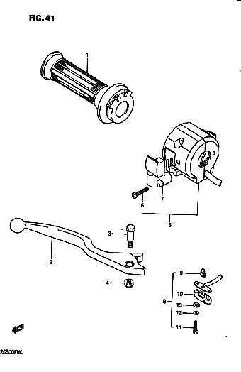 Parts List Fig. 41