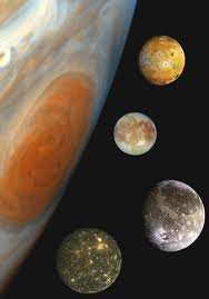 the four larger moons of Jupiter