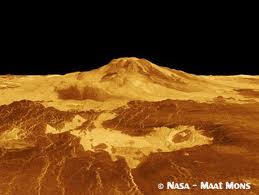 volcano on Venus' surface