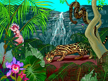 jungle cartoon