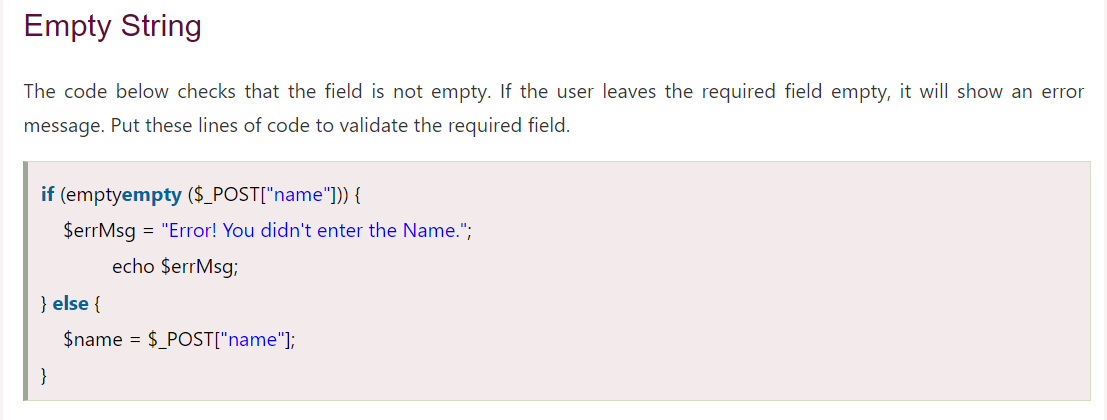 empty-string-php