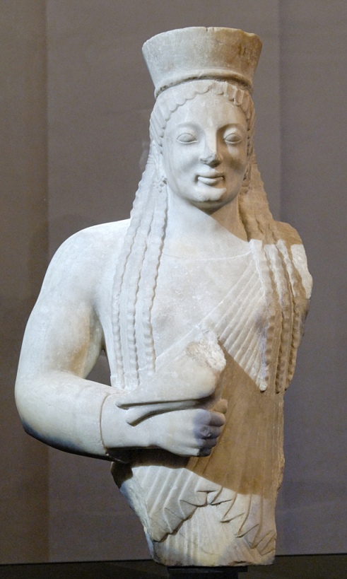 Αρχαϊκή πλαστική 570-530 Η κόρη της Λυών