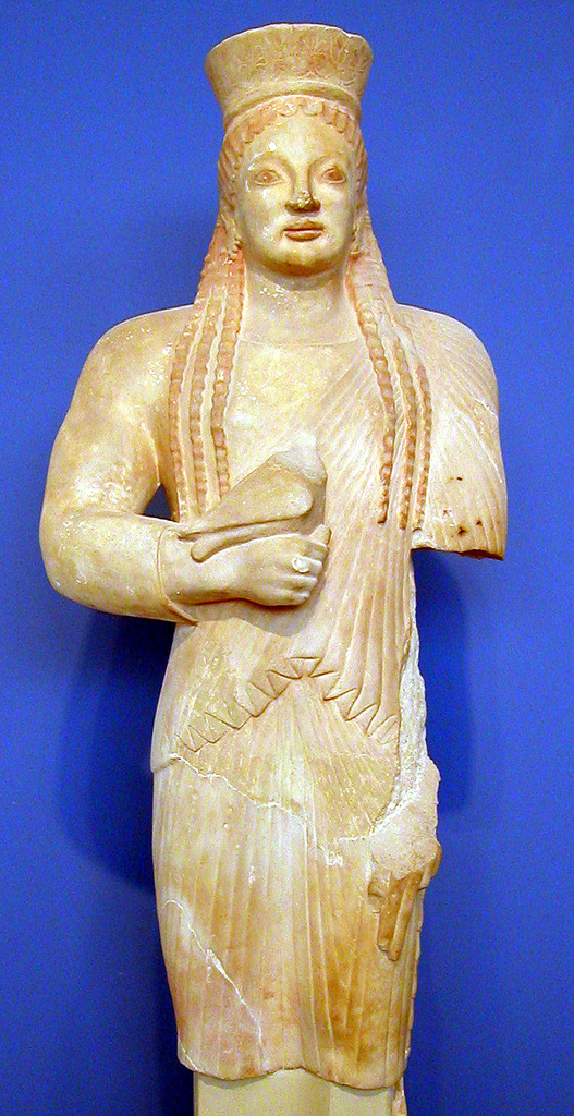 Αρχαϊκή πλαστική 570-530 Η κόρη της Λυών