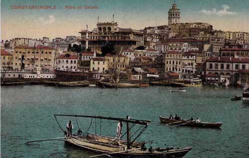 Η Κωνσταντινούπολη: Το Πέραν και ο Γαλατάς (επιστολικό δελτάριο)