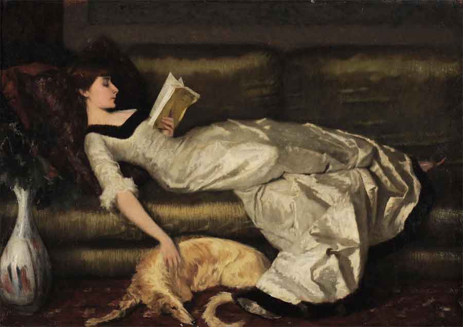 Ιάκωβος Ρίζος, Κυρία ξαπλωμένη στον καναπέ