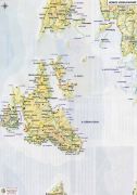 Χάρτης Νομού Κεφαλληνίας (terra από Χρυσό συν-οδηγό)